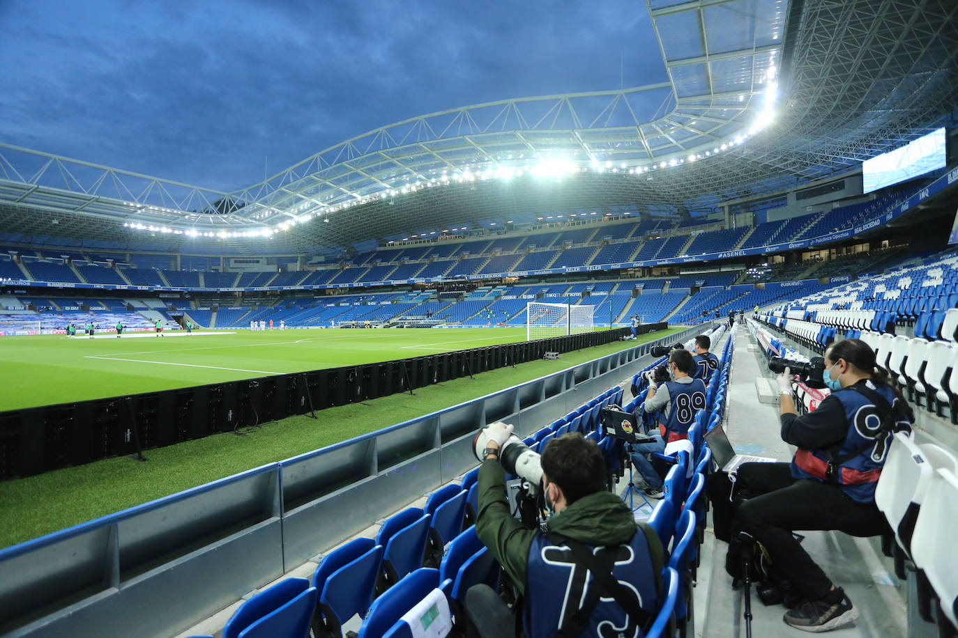 La Real Sociedad y Osasuna han jugado este domingo en el Reale Arena en la vuelta de LaLiga para ambos conjuntos