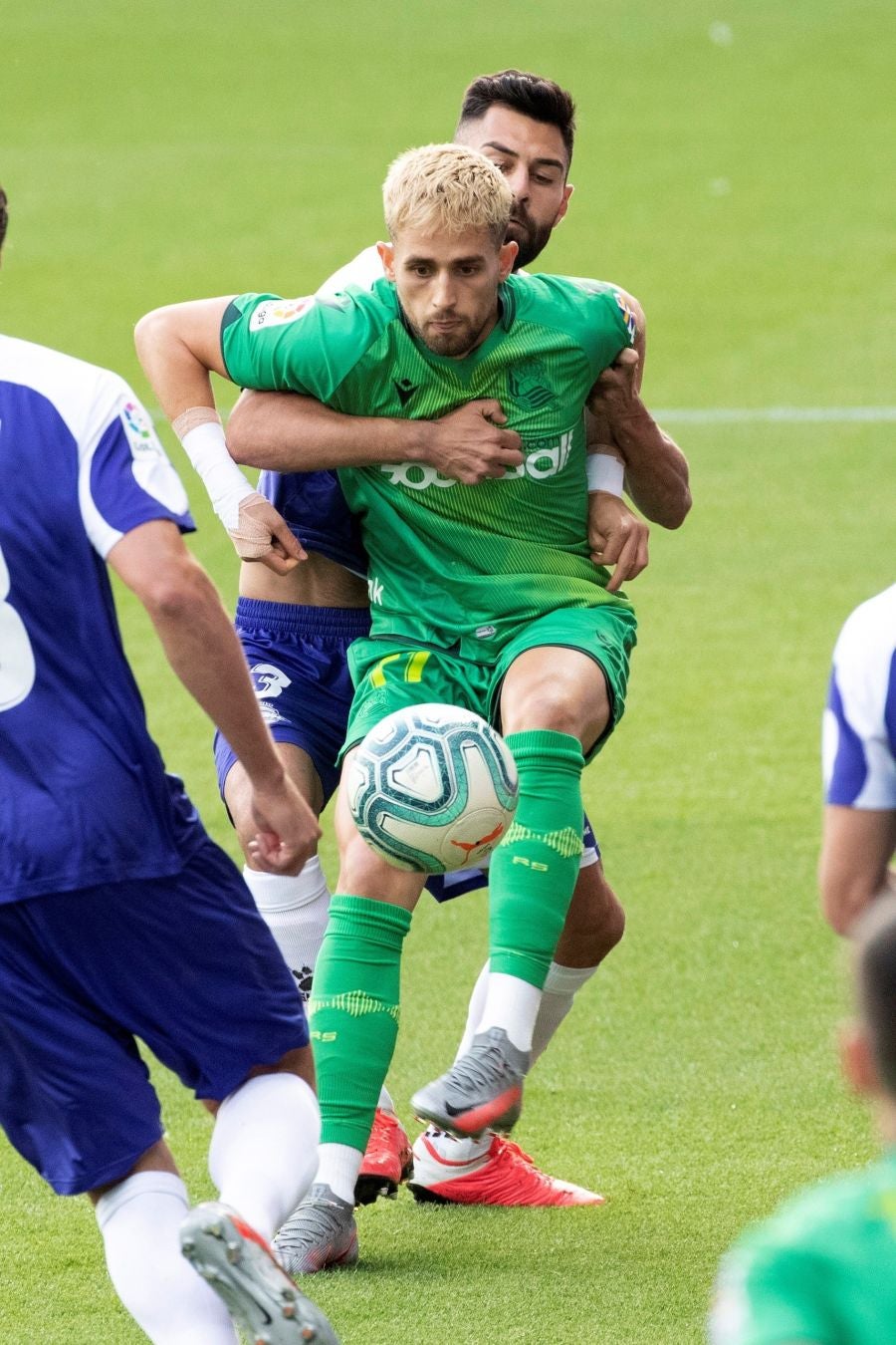Las imágenes del encuentro disputado entre el Alavés y la Real Sociedad en Mendizorrotza