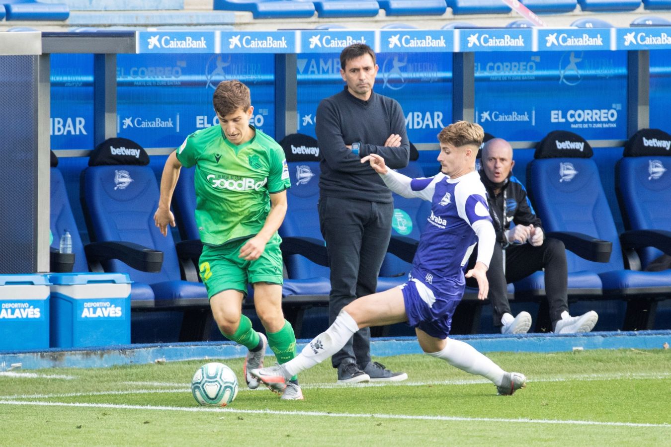 Las imágenes del encuentro disputado entre el Alavés y la Real Sociedad en Mendizorrotza