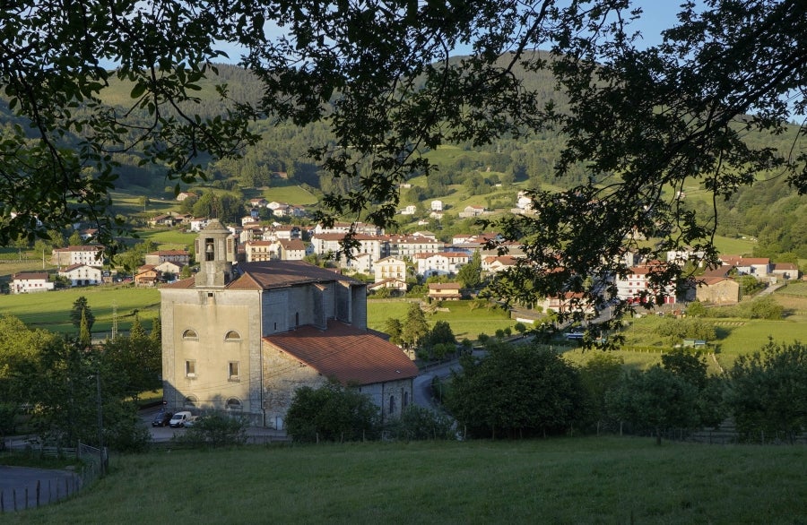 La hermosa localidad de Tolosaldea, sita junto al camino real de Navarra, albergó en sus enormes caserones a reyes y señores. Su valle rezuma belleza natural en cada rincón. 
