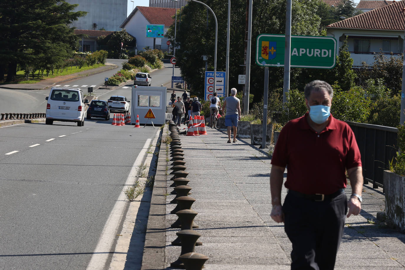 La normalidad vuelve a la muga