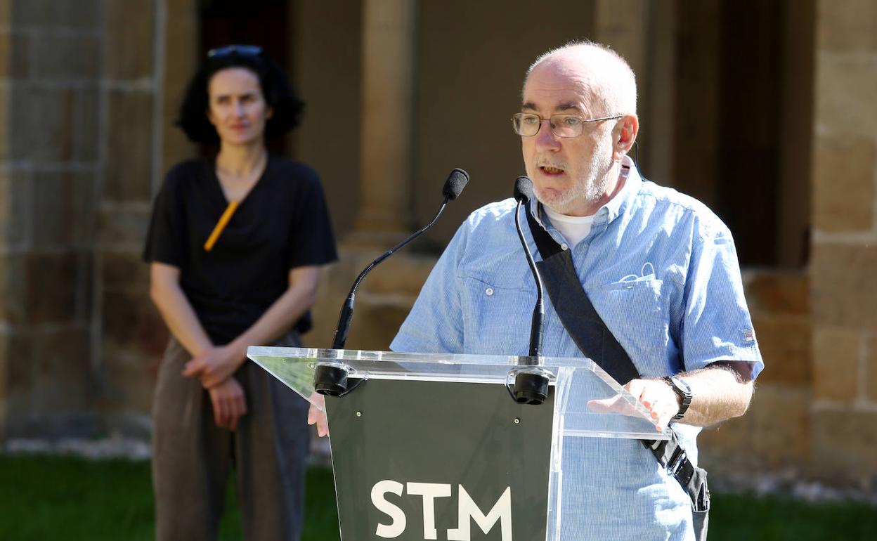 Jose Mari Zabala en la presentación de la tercera edición de Museo Bikoitza. 
