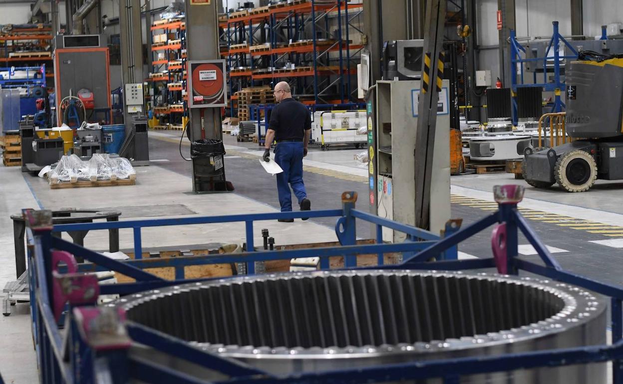 Interior de Siemens Gamesa en Asteasu.