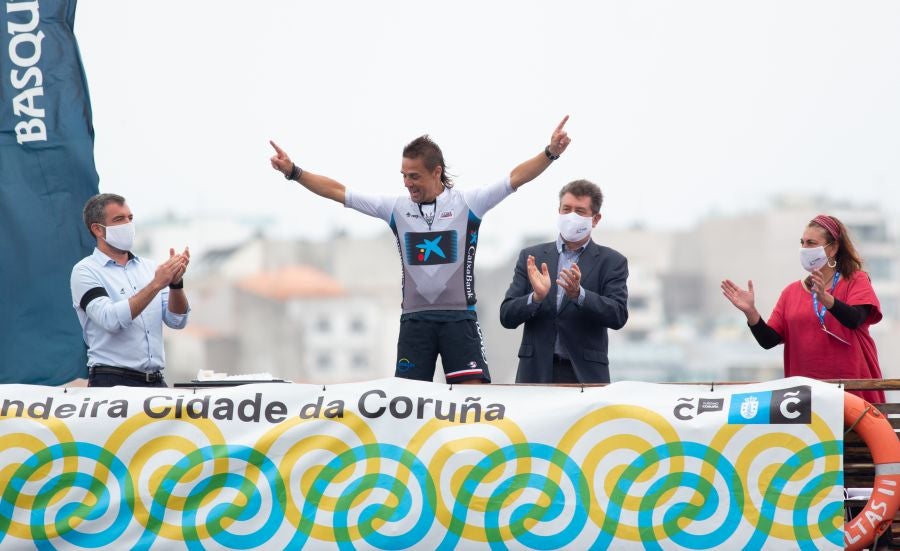 Bandera Cidade da Coruña. 