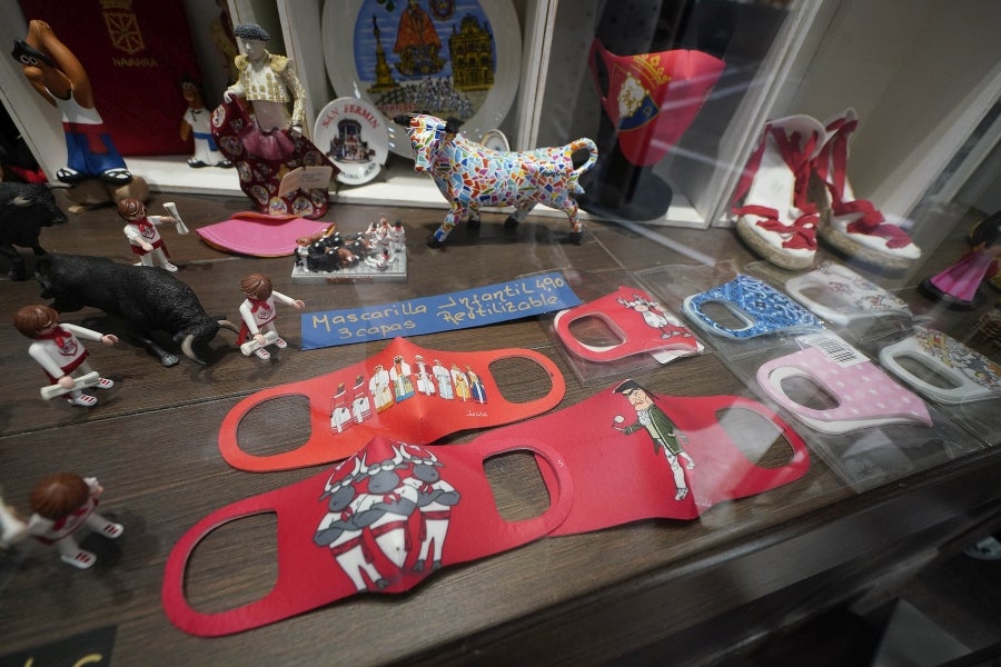 Fotos: Pamplona sin fiestas de San Fermín