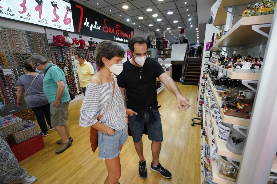 Fotos: Pamplona sin fiestas de San Fermín