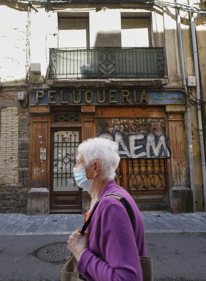 Fotos: Pamplona sin fiestas de San Fermín