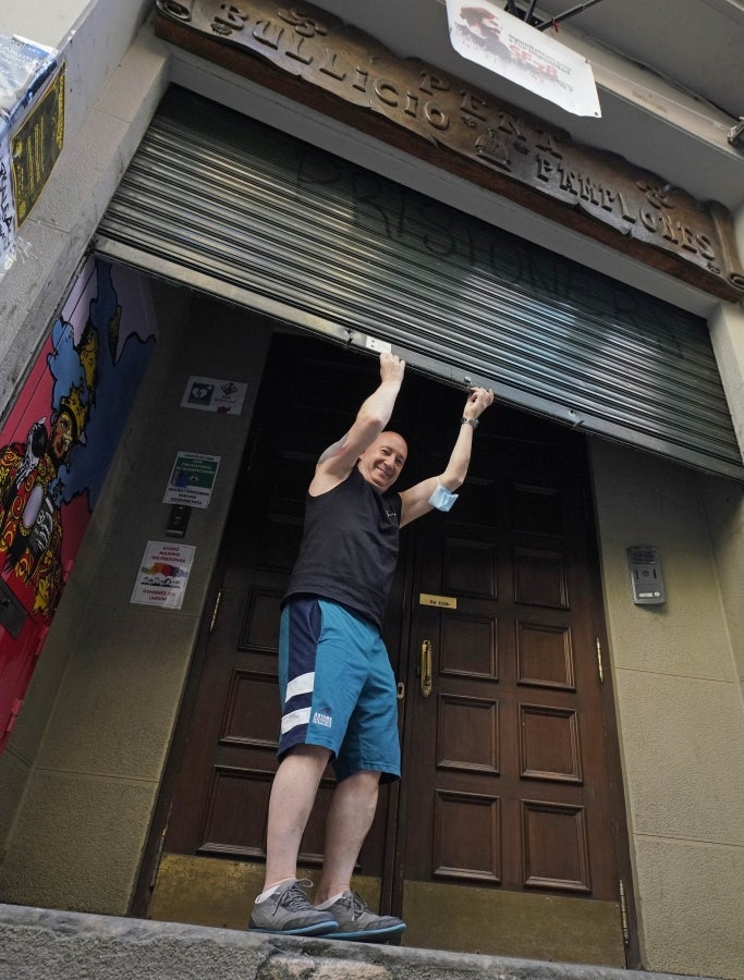 Fotos: Pamplona sin fiestas de San Fermín