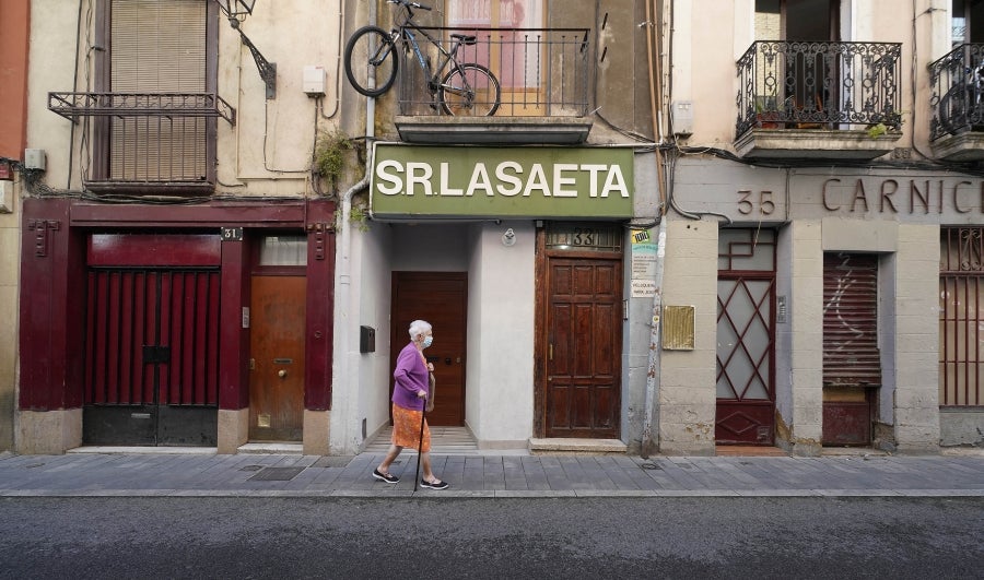 Fotos: Pamplona sin fiestas de San Fermín