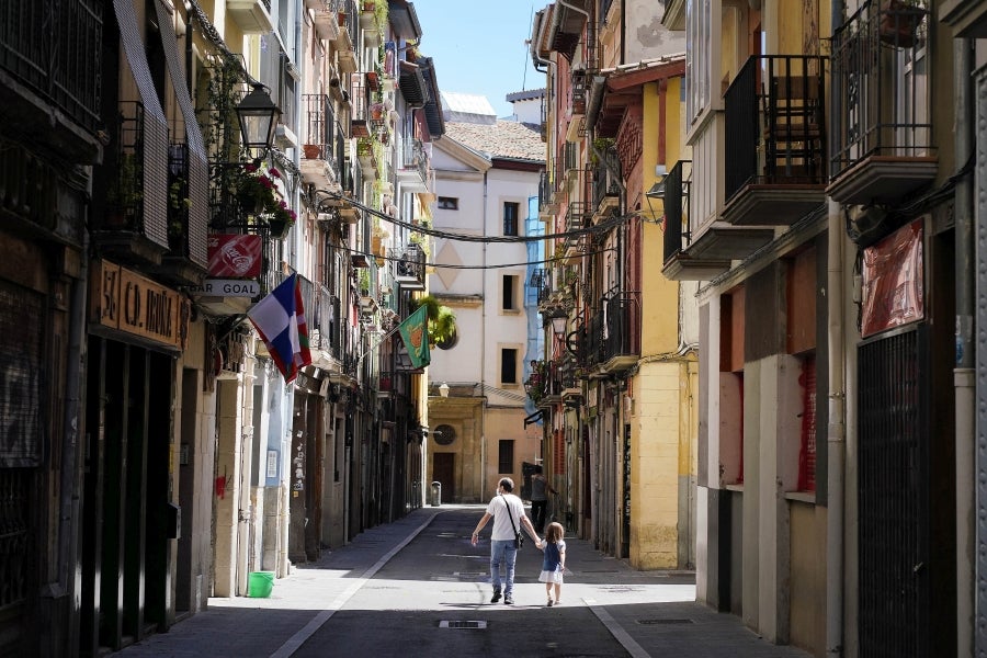 Fotos: Pamplona sin fiestas de San Fermín