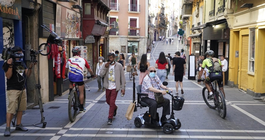 Fotos: Pamplona sin fiestas de San Fermín