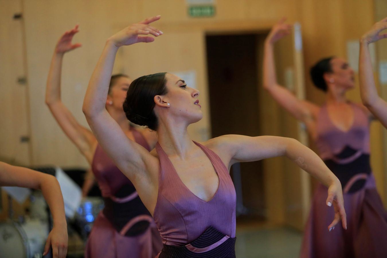 Ensayo general de 'Alento', la obra que la compañía de Antonio Najarro, ex director del Ballet Nacional Español, estrenará el próximo 11 de Julio dentro del marco 69 Festival Internacional de Música y Danza de Granada.