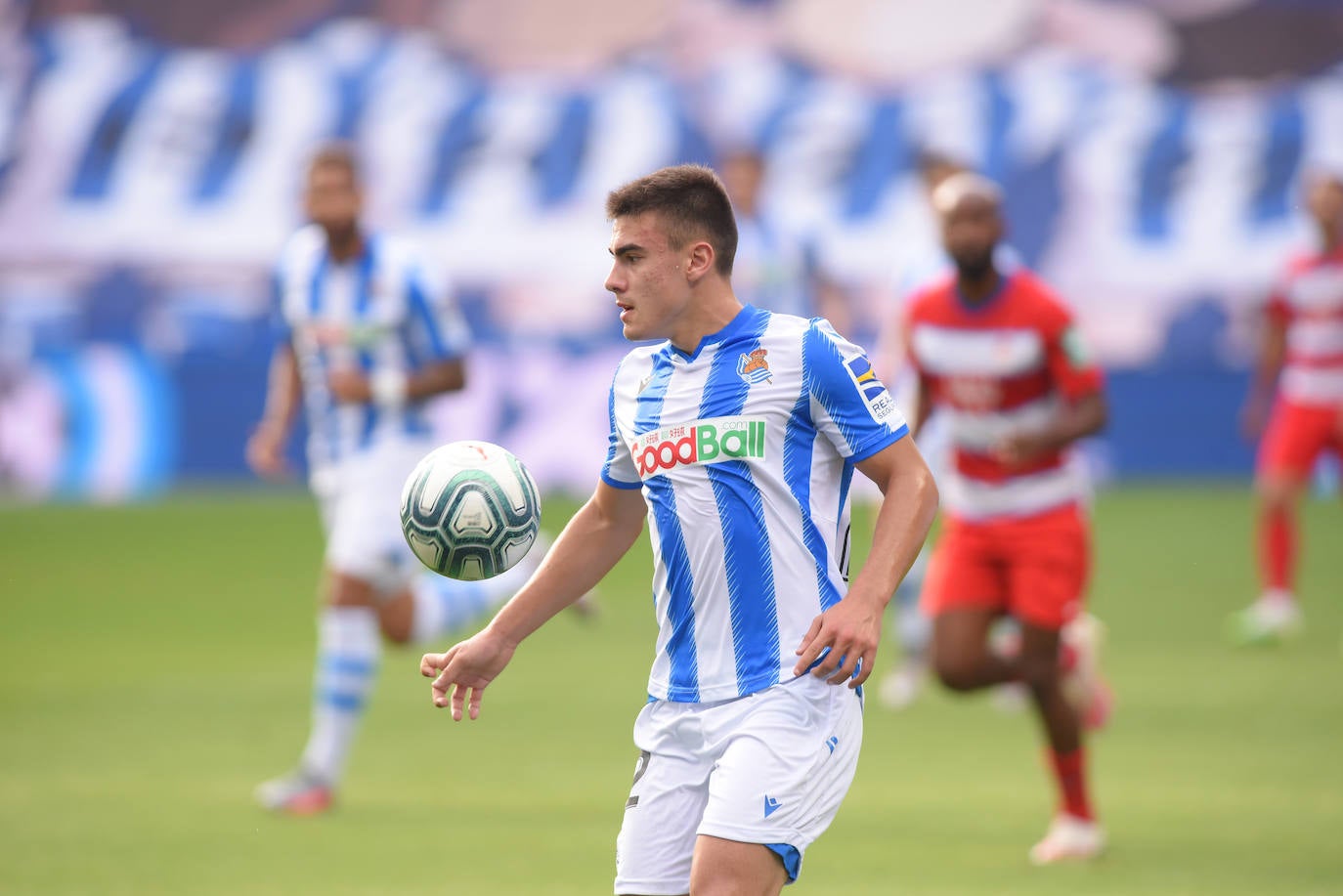 Las imágenes del encuentro disputado entre la Real Sociedad y el Granada en Anoeta