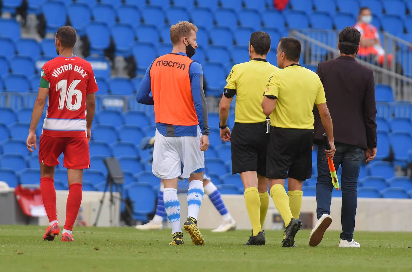 Las imágenes del encuentro disputado entre la Real Sociedad y el Granada en Anoeta