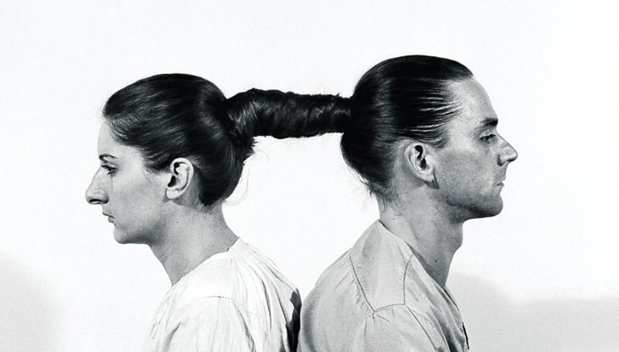 Abramovic y Ulay, en 'Relación en el tiempo I' (1977). 