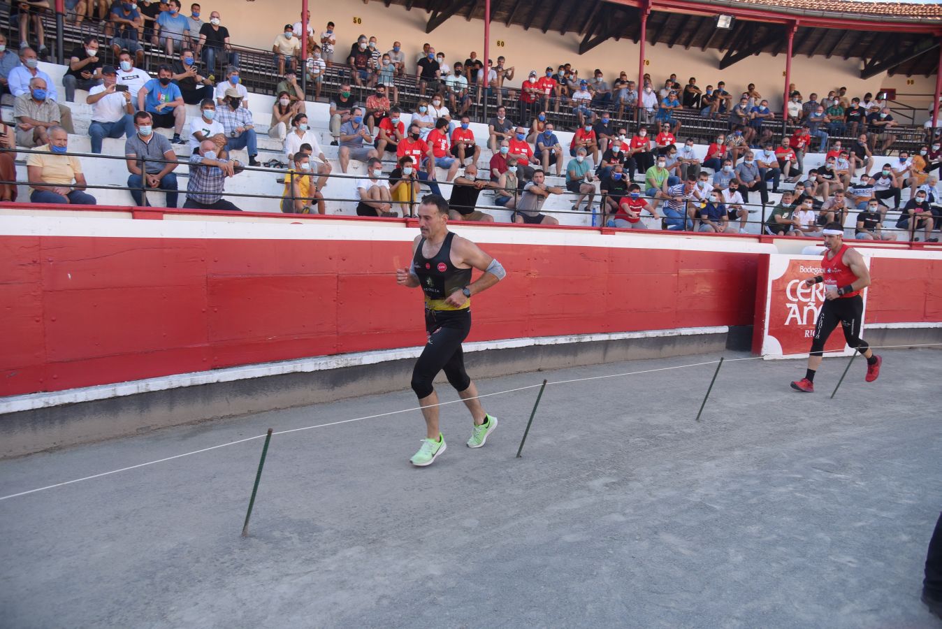 El expelotari se impuso a Joxean Olaskoaga 'Aizperro' en la apuesta combinada de tres trabajos aventajándolo en seis minutos y siete segundos