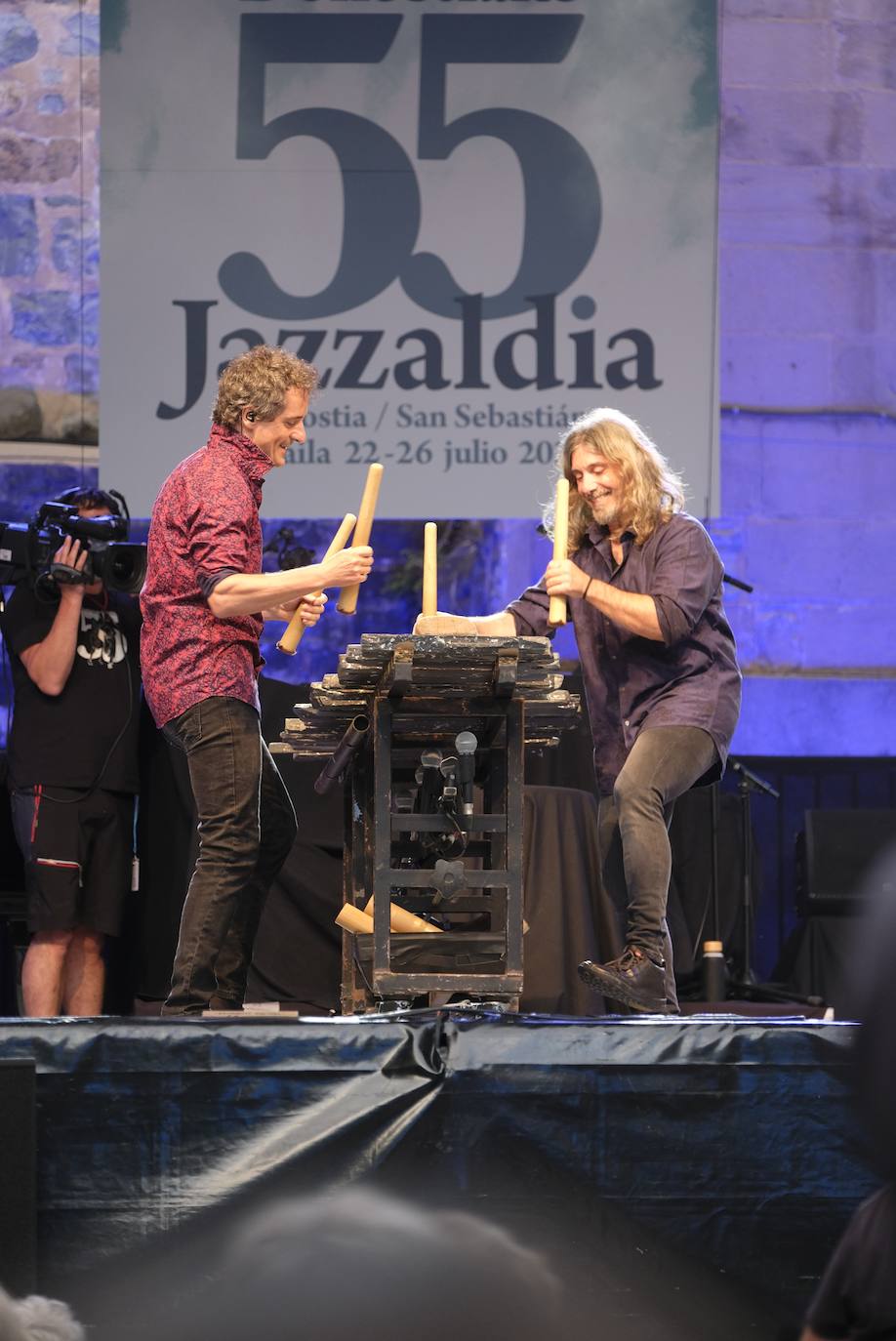 Oreka TX actuaron el jueves en la Trini. 