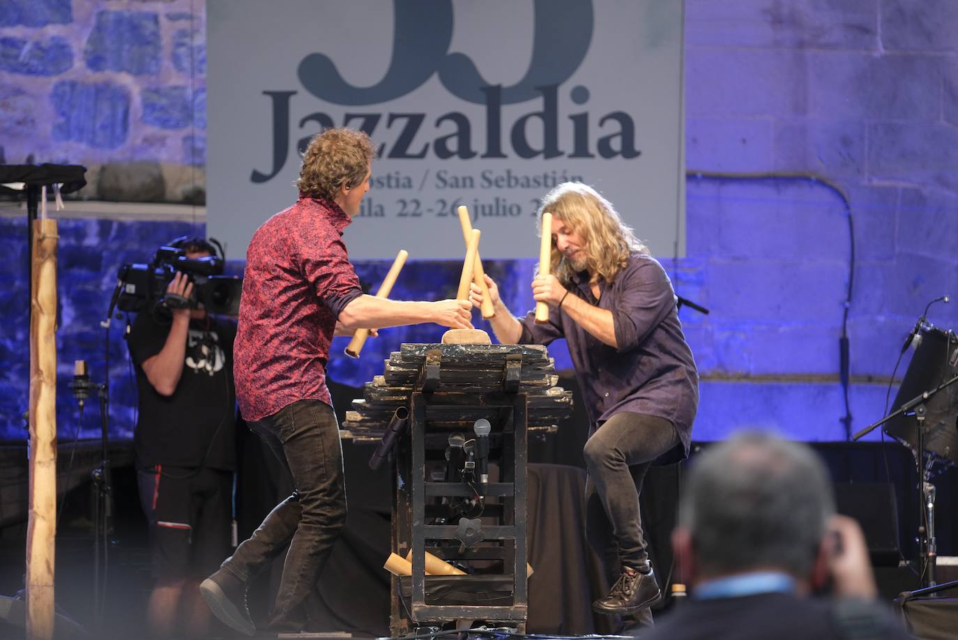 Oreka TX actuaron el jueves en la Trini. 