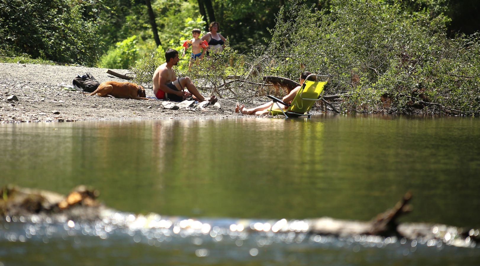 Gipuzkoa se ha despertado con temperaturas de en torno a los 30 grados. Un lunes que anticipa las altas temperaturas de finales de semana