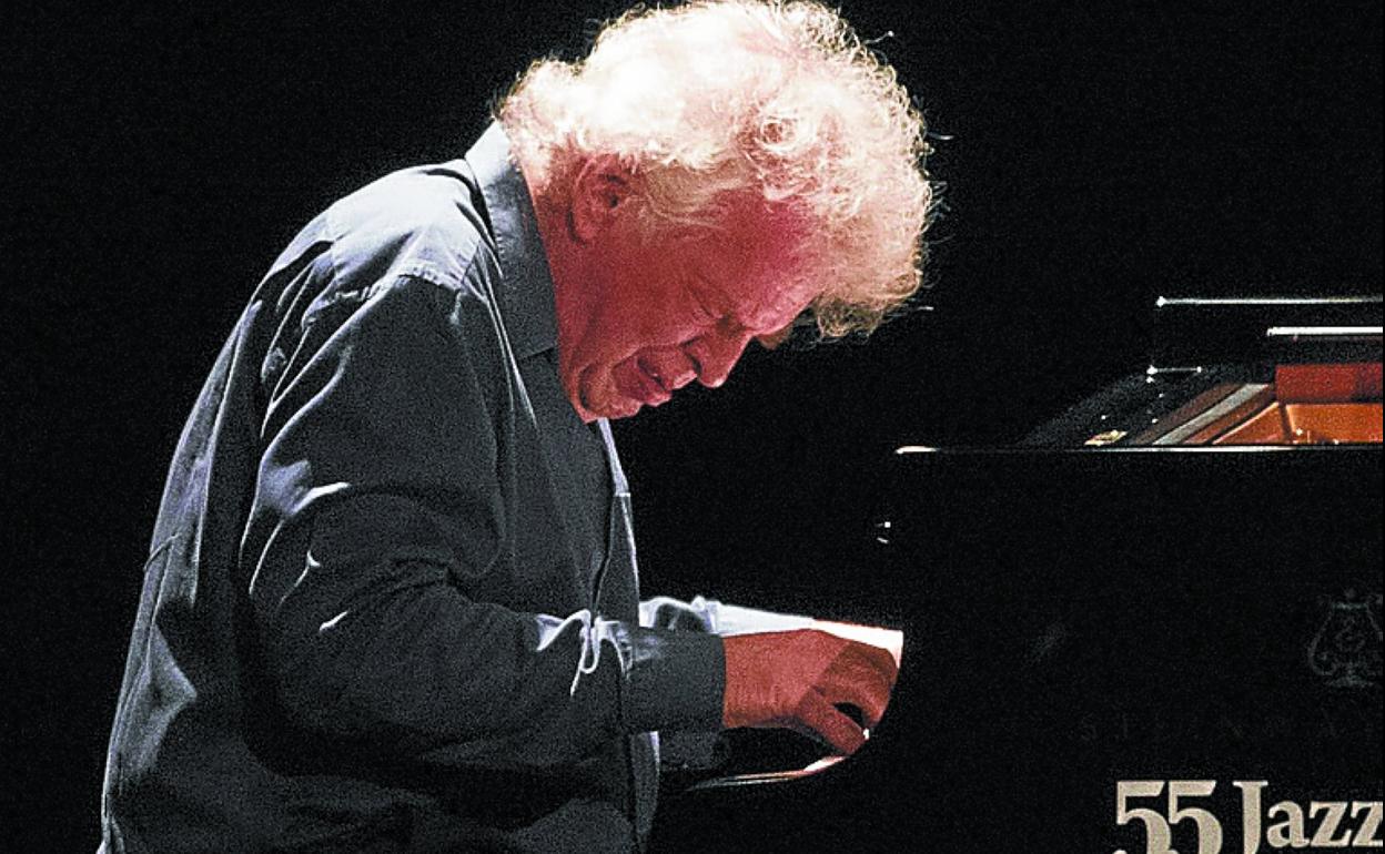 Kühn en su concierto de ayer en el Victoria Eugenia. 