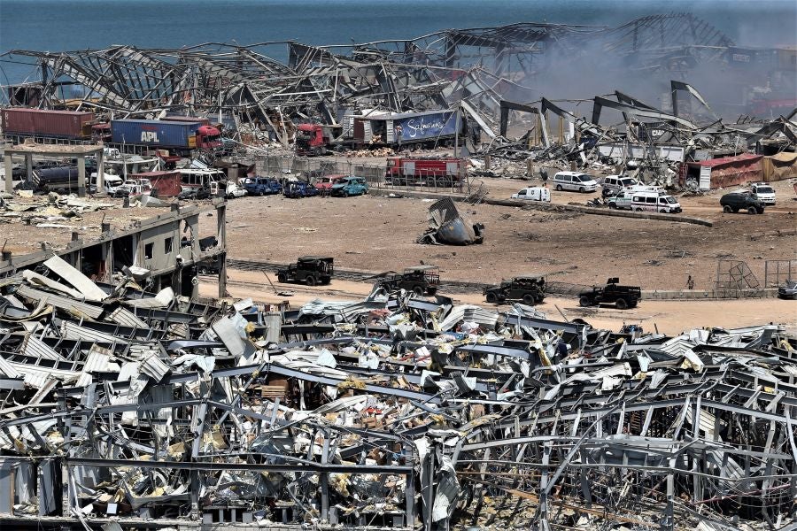 Fotos Así Quedó El Puerto De Beirut Tras La Explosión El Diario Vasco