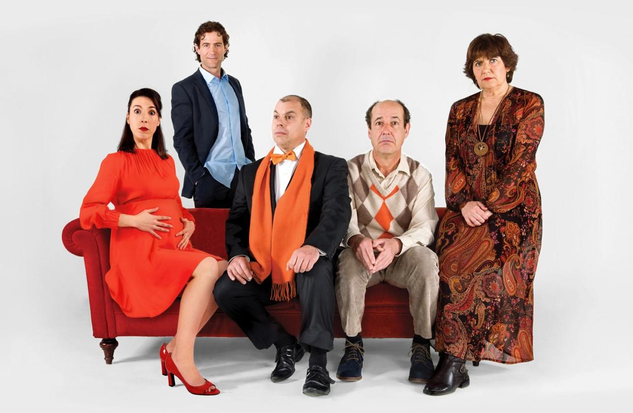 Susana Soleto, Jose Kruz Gurrutxaga, Asier Sota, Mikel Laskurain eta Ane Gabarain.