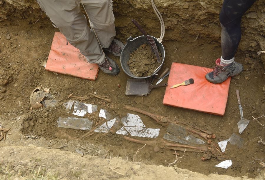 Aranzadi busca los restos del gigante de Altzo. 