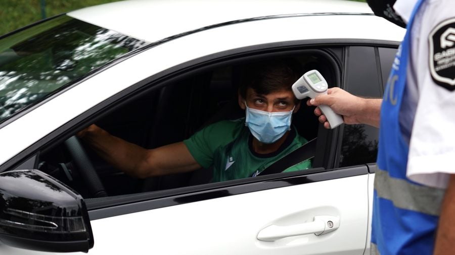 La Real Sociedad ha vuelto a los entrenamientos. 