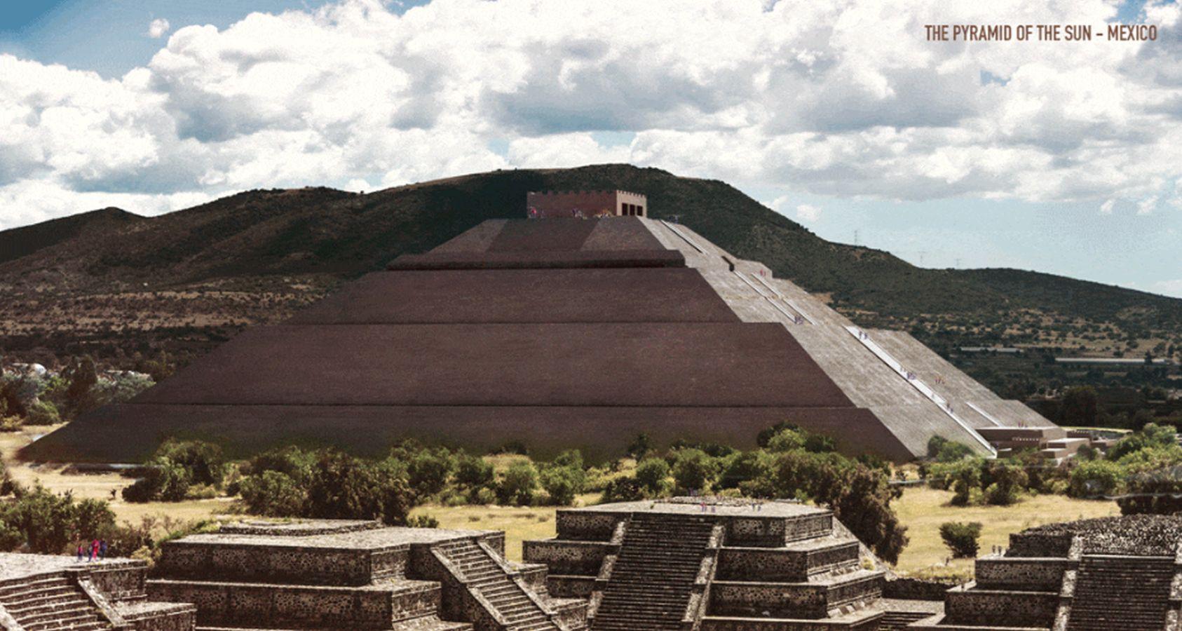 Así eran estos monumenos en la antiguedad. 