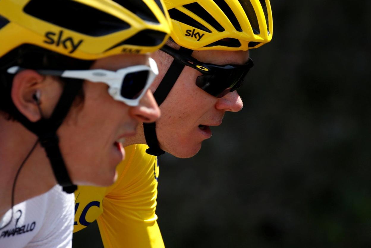 Geraint Thomas y Chris Froome no estarán este año en la salida del Tour, en Niza. 