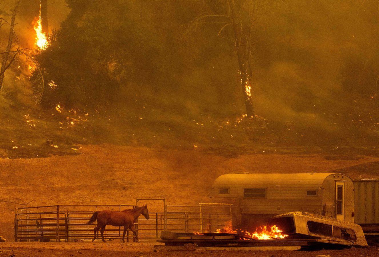 Fotos: California azotada por fuertes incendios