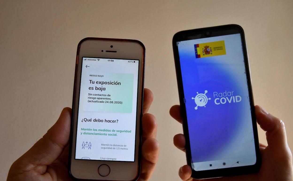 La app radar Covid impulsada por el Gobierno de España.