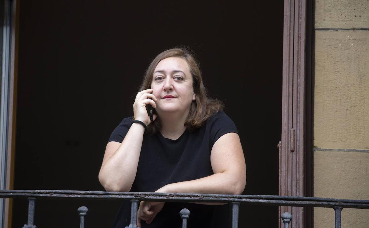 La donostiarra Susana Ubillos estuvo confinada a principios de julio.