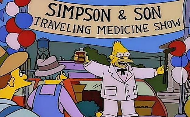 Imagen de la serie animada The Simpsons.