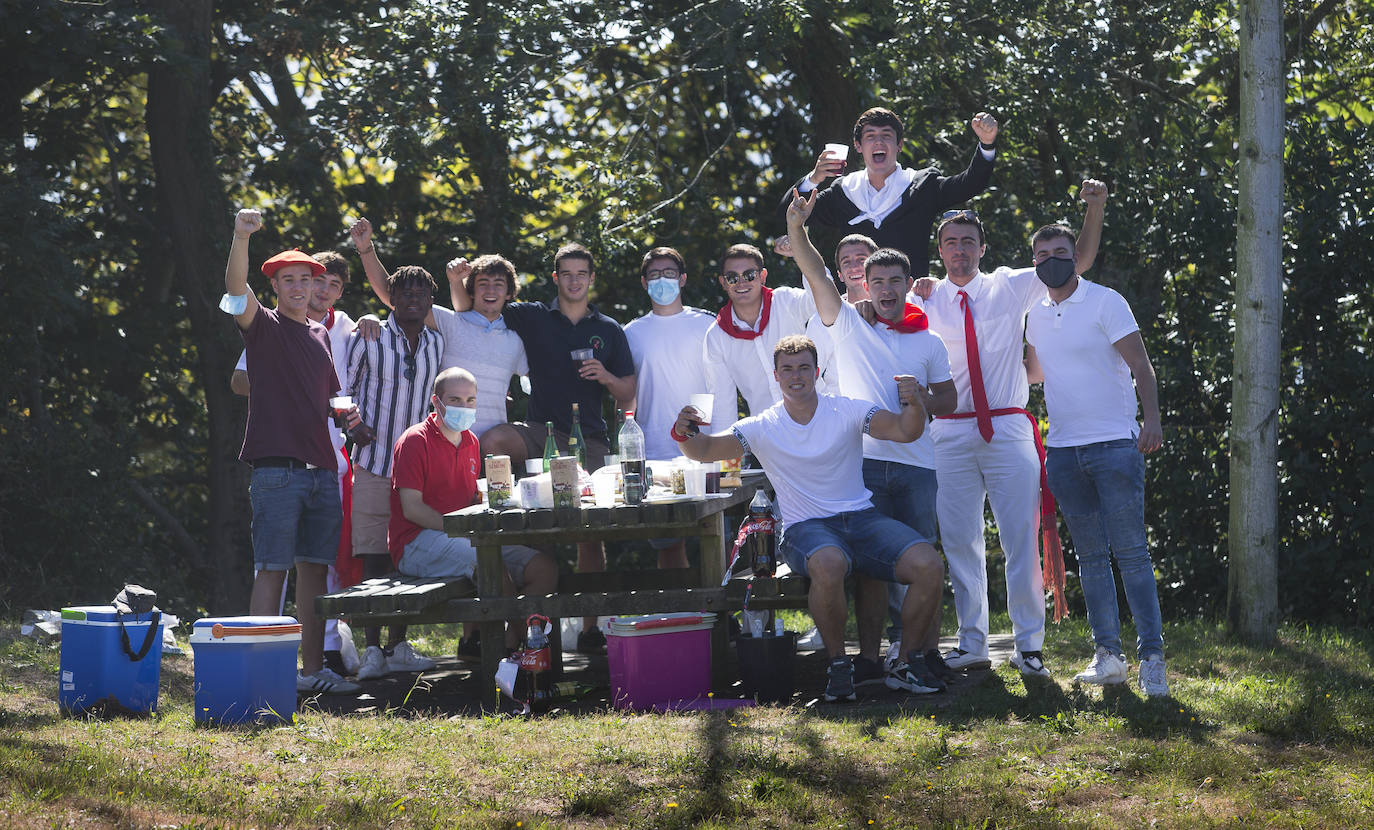 Hondarribia vive un 8 de septiembre extraño. 