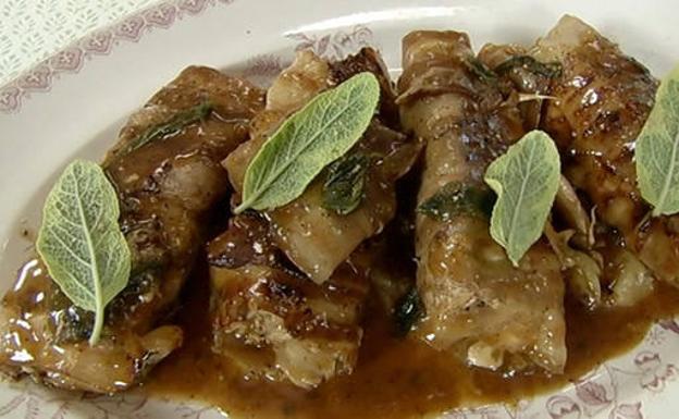 Receta de «Saltimbocca» de atún de David de Jorge