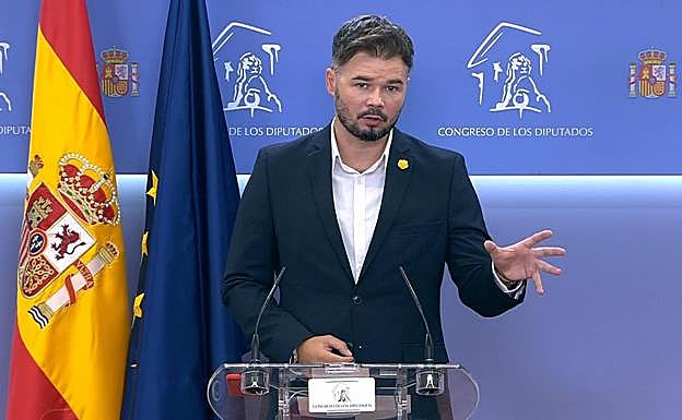 Rufián: «La guerra sucia en el PP da para ilegalizar el partido»