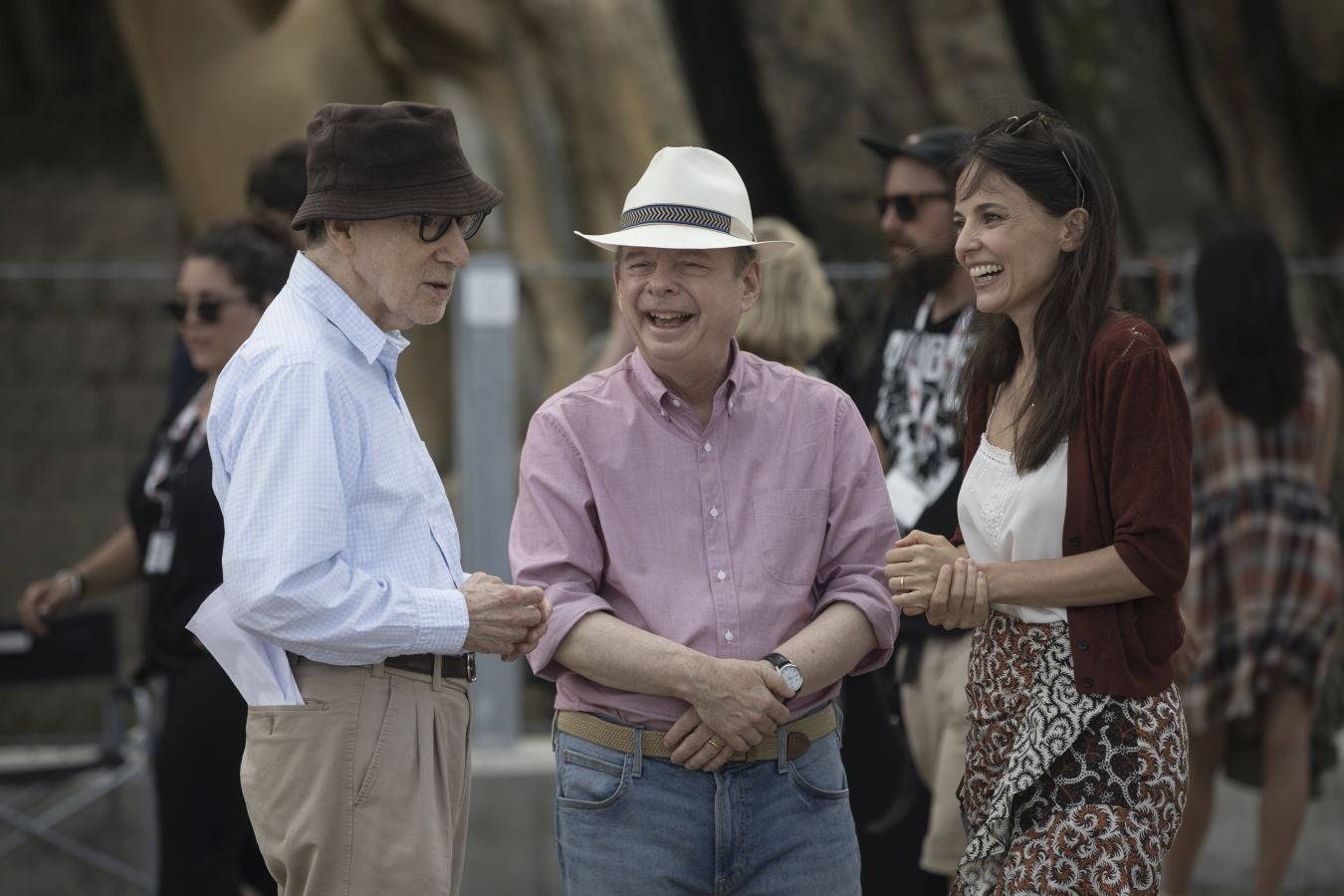 Las imágenes de la película de Woody Allen Rifkins Festival rodada en San Sebastián