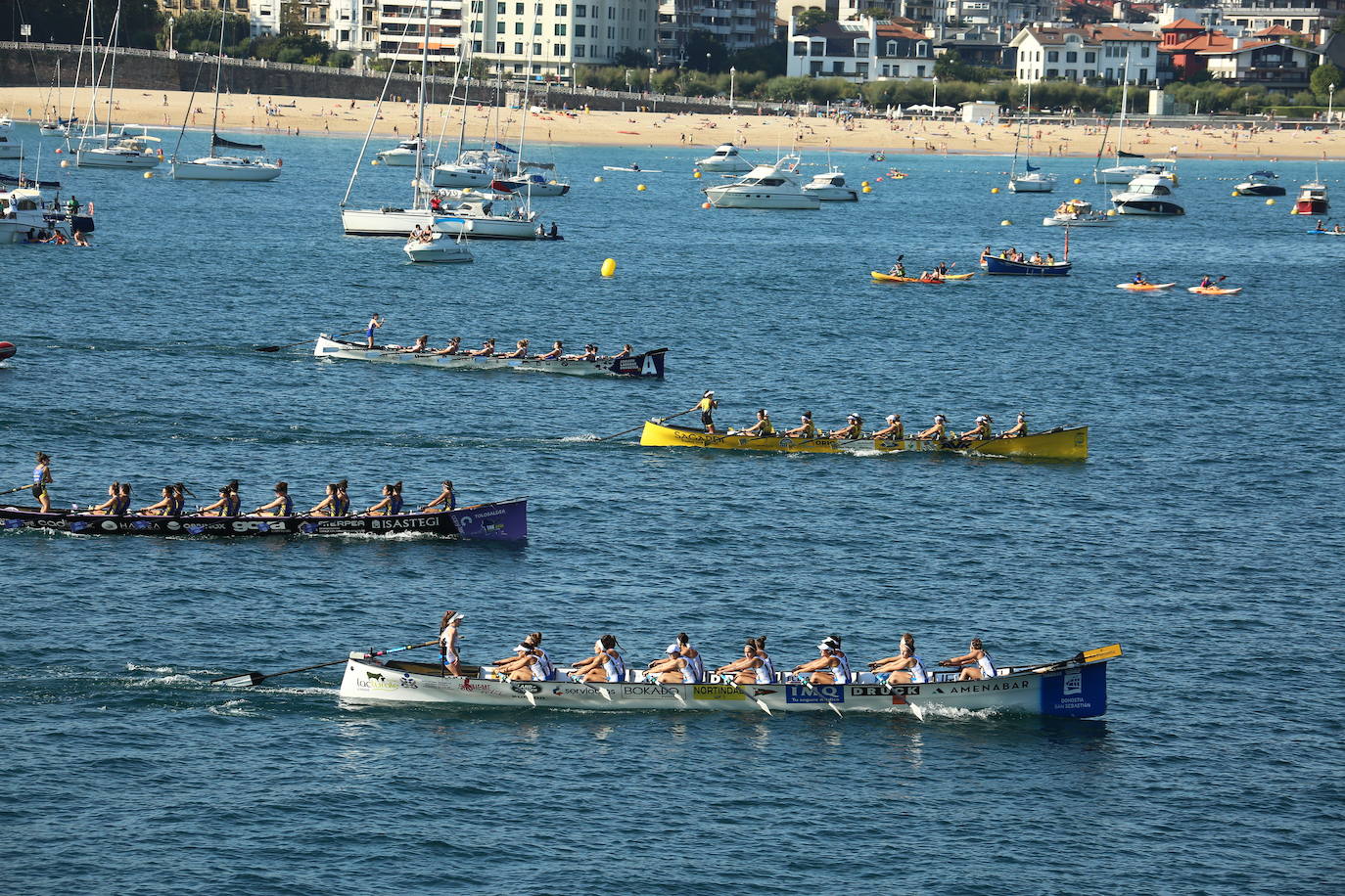 Orio gana la Bandera de La Concha femenina