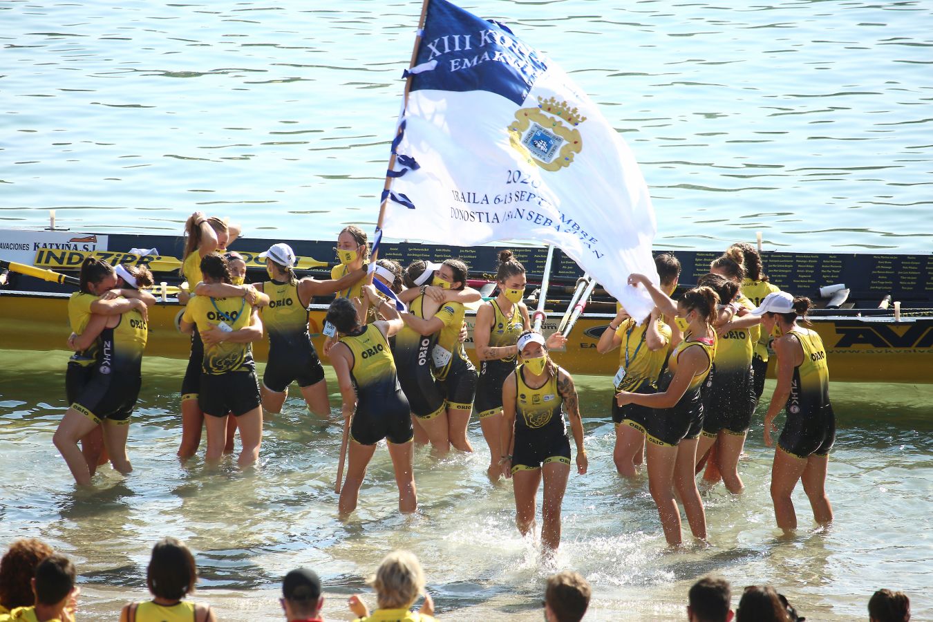Orio gana la Bandera de La Concha femenina