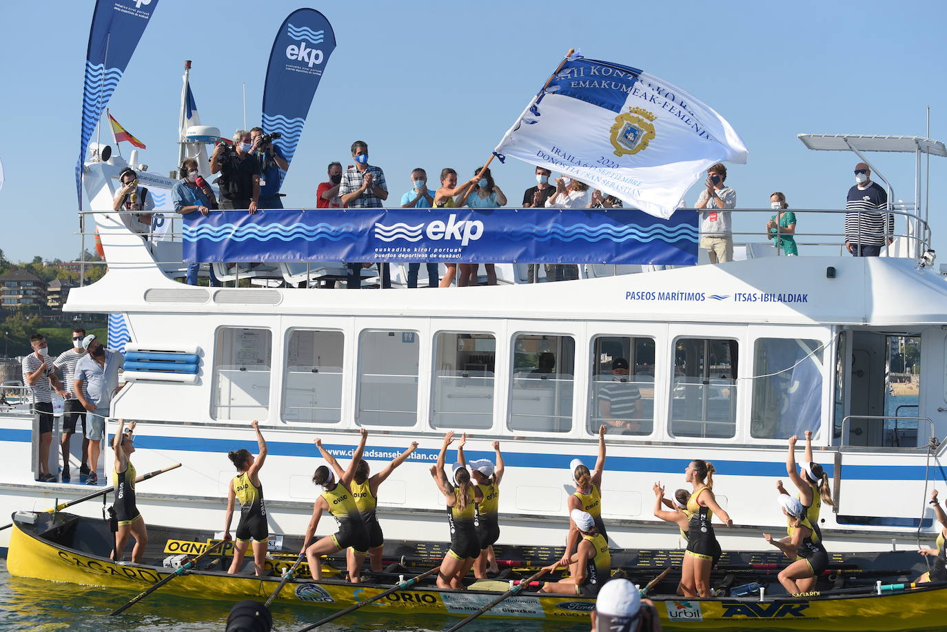 Orio gana la Bandera de La Concha femenina
