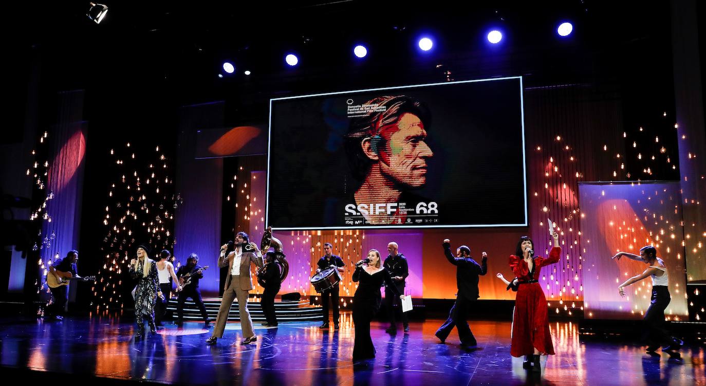 La música y la danza estuvieron muy presentes en la inauguración oficial de la 68 edición del Festival de Cine de San Sebastián