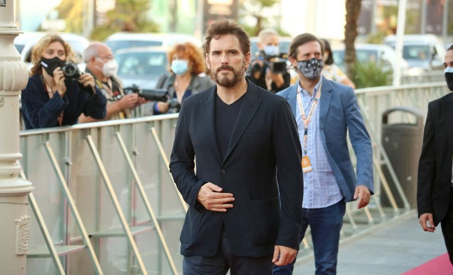 Matt Dillon, encantador en la alfombra roja. 