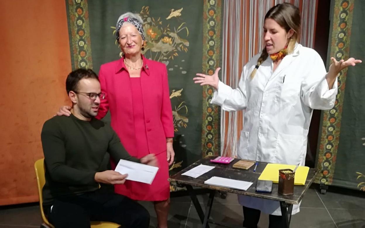 Ibai León, Maixus Otaegi y Nagore Cid darán forma al montaje de Taupada en Aita Agirre Kulturgunea. 