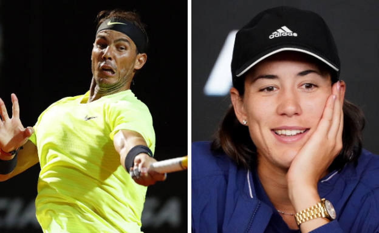 Duro cuadro para Nadal; benévolo para Muguruza