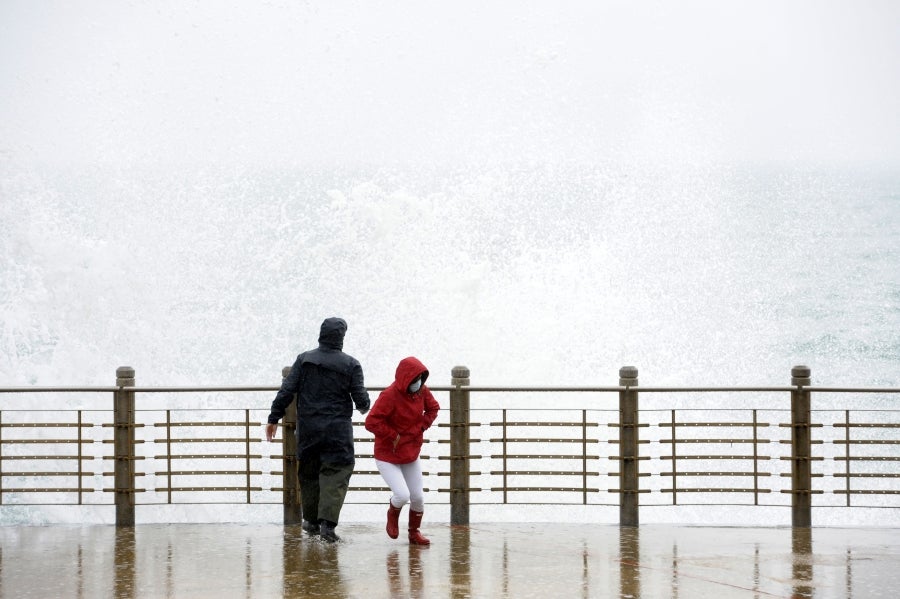 Fotos: &#039;Odette&#039; barre Gipuzkoa