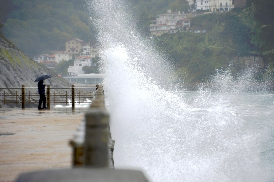 Fotos: &#039;Odette&#039; barre Gipuzkoa