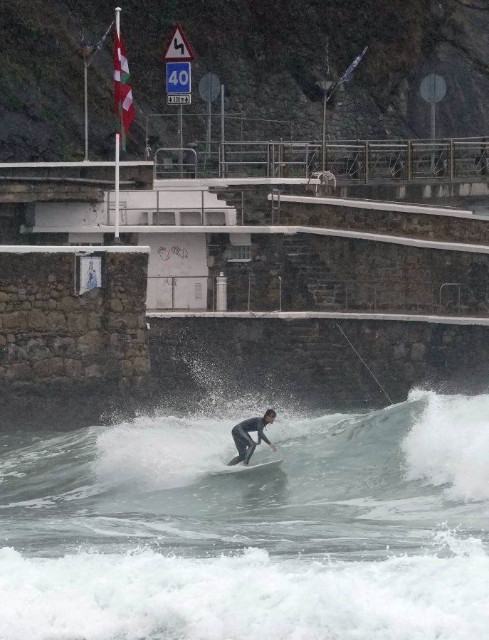 Fotos: &#039;Odette&#039; barre Gipuzkoa