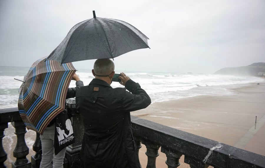 Fotos: &#039;Odette&#039; barre Gipuzkoa