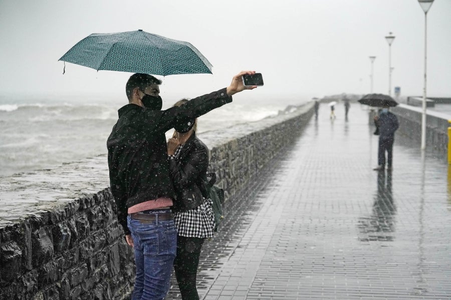 Fotos: &#039;Odette&#039; barre Gipuzkoa